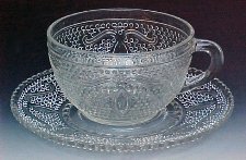 Federal Glass Heritage cup and saucer